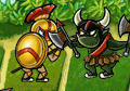 Spartans vs goblins