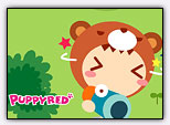 Puppy Red Jump