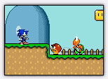 Sonic in Mario World
